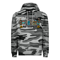 Slate Camo raising believers Premium Hoodie - CowhideDigitalArt