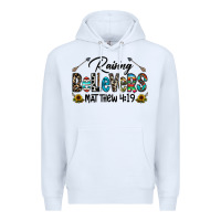 White raising believers Premium Hoodie - CowhideDigitalArt