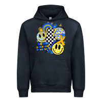 Navy retro down syndrome awareness Urban Hoodie - JahusDesignShop