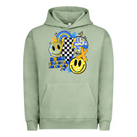 Pigment Oil Green retro down syndrome awareness Urban Hoodie - JahusDesignShop