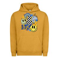 Pigment Peanut Butter retro down syndrome awareness Urban Hoodie - JahusDesignShop