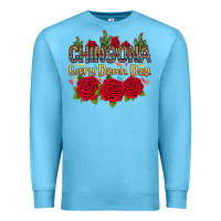 Ocean Blue Chingona every damn day Premium Sweatshirt - RanaPortraitStore