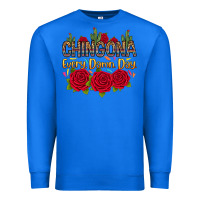 True Royal Chingona every damn day Premium Sweatshirt - RanaPortraitStore