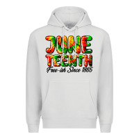 Dove Grey juneteenth free ish since 1865 Premium Hoodie - HRA Design Shop