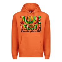 Carrot juneteenth free ish since 1865 Premium Hoodie - HRA Design Shop