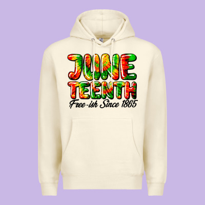 Juneteenth Free Ish Since 1865 Premium Hoodie Designed By Hra Design Shop