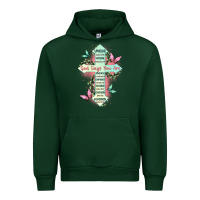 Forest Green god says you are cross Urban Hoodie - JahusDesignShop