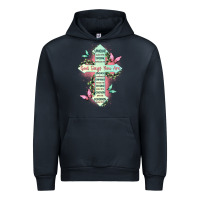 Navy god says you are cross Urban Hoodie - JahusDesignShop