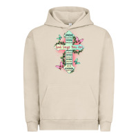 Pigment French Oak god says you are cross Urban Hoodie - JahusDesignShop