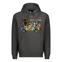 Charcoal Heather autism avareness3 Premium Hoodie - CowhideDigitalArt
