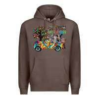 Coffee autism avareness3 Premium Hoodie - CowhideDigitalArt