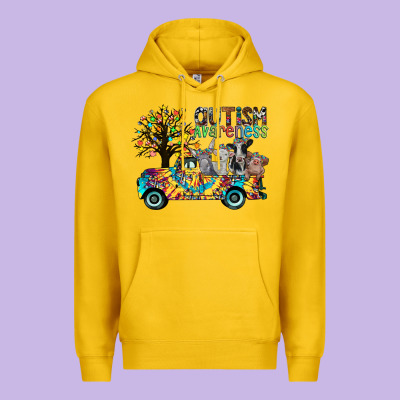 Autism Avareness3 Premium Hoodie Designed By Cowhidedigitalart