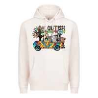 Pale Pink autism avareness3 Premium Hoodie - CowhideDigitalArt