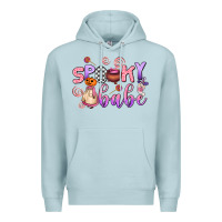 Blue Mist spooky babe Premium Hoodie - AdoDesignShop