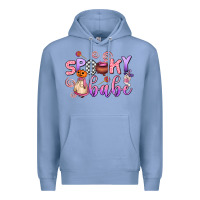 Colony Blue spooky babe Premium Hoodie - AdoDesignShop