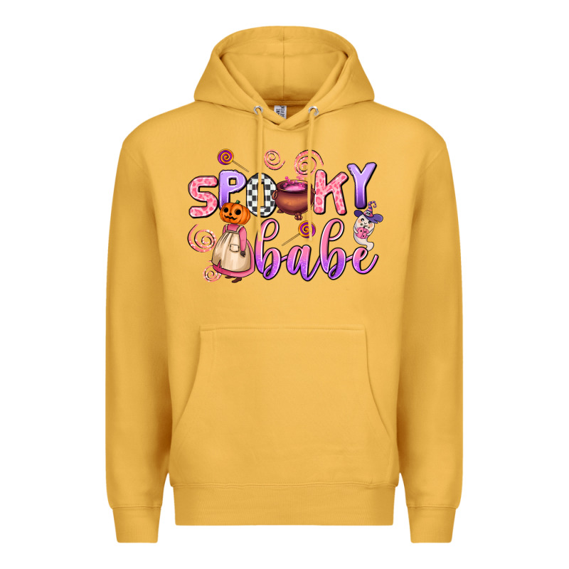 Spooky Babe Premium Hoodie by AdoDesignShop | Teevron