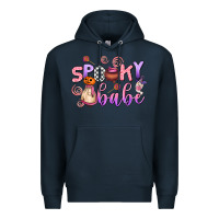 Navy spooky babe Premium Hoodie - AdoDesignShop