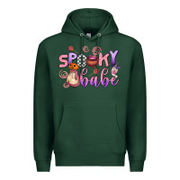 Sports Green spooky babe Premium Hoodie - AdoDesignShop