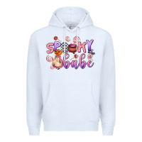 White spooky babe Premium Hoodie - AdoDesignShop