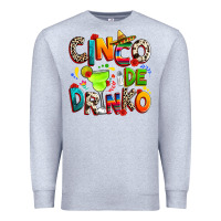 Heather Grey Cinco de drinko Premium Sweatshirt - RanaPortraitStore