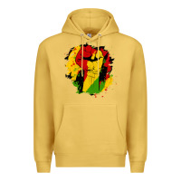 Juneteenth Fist Premium Hoodie | Teevron