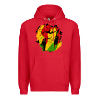 Red juneteenth fist Premium Hoodie - HRA Design Shop