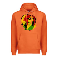 Carrot juneteenth fist Premium Hoodie - HRA Design Shop