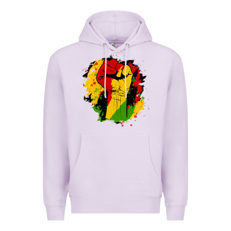 Juneteenth Fist Premium Hoodie by HRA Design Shop | Teevron