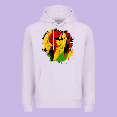 Juneteenth Fist Premium Hoodie Designed By Hra Design Shop