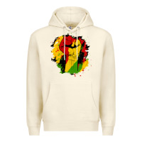 Sandshell juneteenth fist Premium Hoodie - HRA Design Shop
