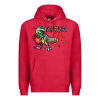 Cardinal autism rex Premium Hoodie - CowhideDigitalArt