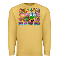 Antique Gold Day of the dead coffee cups Premium Sweatshirt - RanaPortraitStore