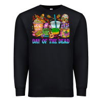 Black Day of the dead coffee cups Premium Sweatshirt - RanaPortraitStore