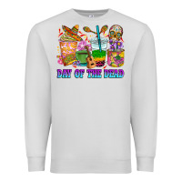 Dove Grey Day of the dead coffee cups Premium Sweatshirt - RanaPortraitStore