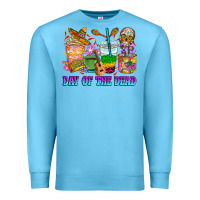 Ocean Blue Day of the dead coffee cups Premium Sweatshirt - RanaPortraitStore