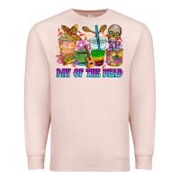 Pale Pink Day of the dead coffee cups Premium Sweatshirt - RanaPortraitStore