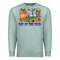 Seafoam Day of the dead coffee cups Premium Sweatshirt - RanaPortraitStore