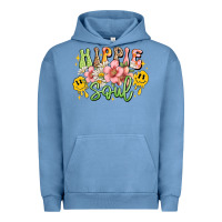 Pigment Pebble Blue hippie soul Urban Hoodie - JahusDesignShop