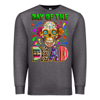 Charcoal Heather Day of the dead Premium Sweatshirt - RanaPortraitStore