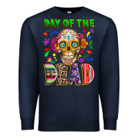 Navy Day of the dead Premium Sweatshirt - RanaPortraitStore