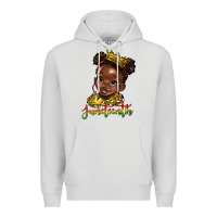 Dove Grey juneteenth black girl Premium Hoodie - HRA Design Shop