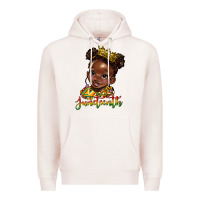 Pale Pink juneteenth black girl Premium Hoodie - HRA Design Shop