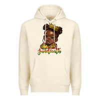 Sandshell juneteenth black girl Premium Hoodie - HRA Design Shop