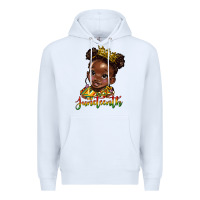 White juneteenth black girl Premium Hoodie - HRA Design Shop
