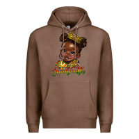 Chestnut juneteenth black girl Premium Hoodie - HRA Design Shop