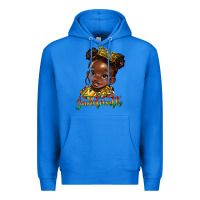 True Royal juneteenth black girl Premium Hoodie - HRA Design Shop