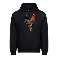 Black cockerel Urban Hoodie - JahusDesignShop
