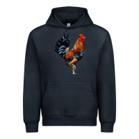 Navy cockerel Urban Hoodie - JahusDesignShop