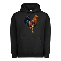 Pigment Black cockerel Urban Hoodie - JahusDesignShop