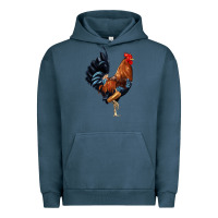 Pigment Midnight Navy cockerel Urban Hoodie - JahusDesignShop